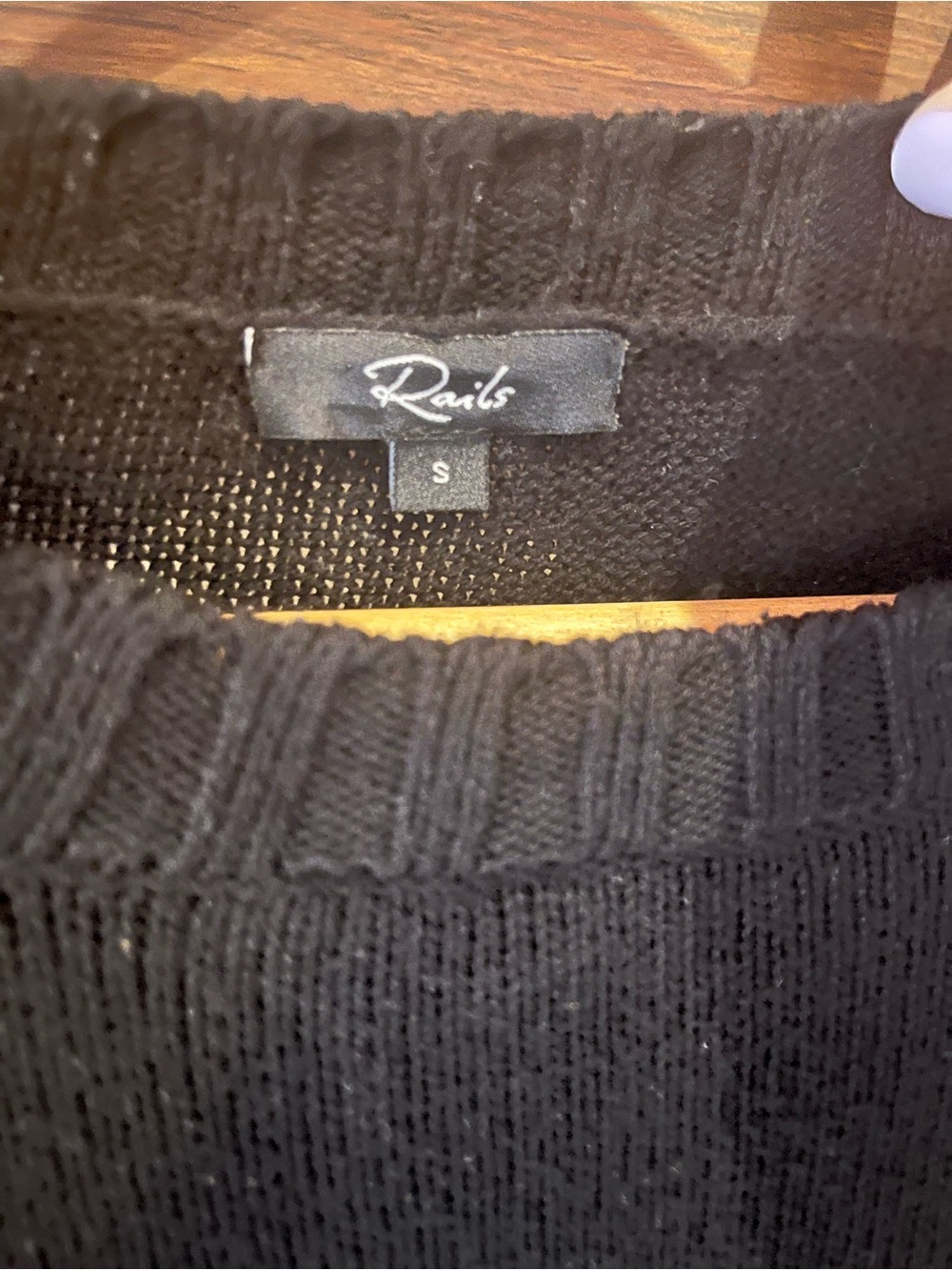 Rails Perci Sweater in Black Jungle Cat Print | Size Small - Picture 14 of 14